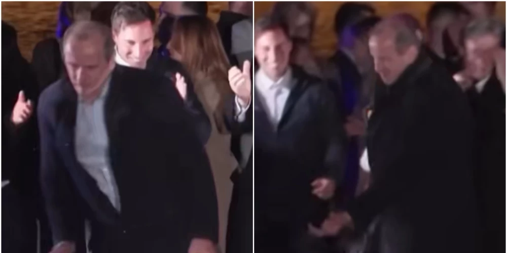 Ungārijas politiķa svinības kļūst par hitu internetā.