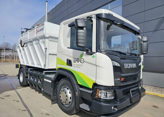 ZAAO iegādājas ar biometānu darbināmas bioloģisko atkritumu savākšanas automašīnas
