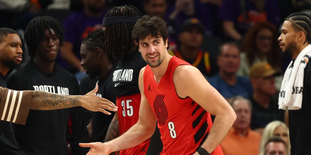 Izraēlas basketbolists Deni Avdija kļuva par galveno spēles varoni. 