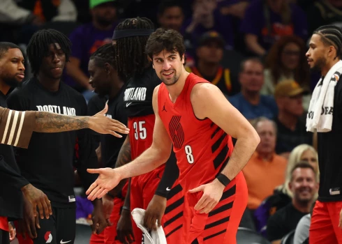 Izraēlas basketbolists Deni Avdija kļuva par galveno spēles varoni. 