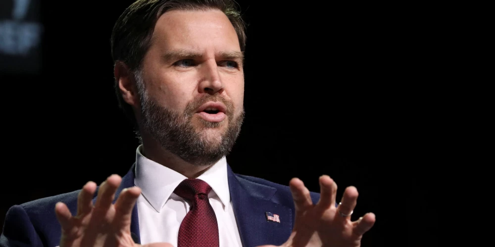 U.S. Vice President JD Vance speaks at This is the Turning Point Tour at the University of Georgia in Athens, Georgia, U.S., April 14, 2026. REUTERS/Alyssa Pointer