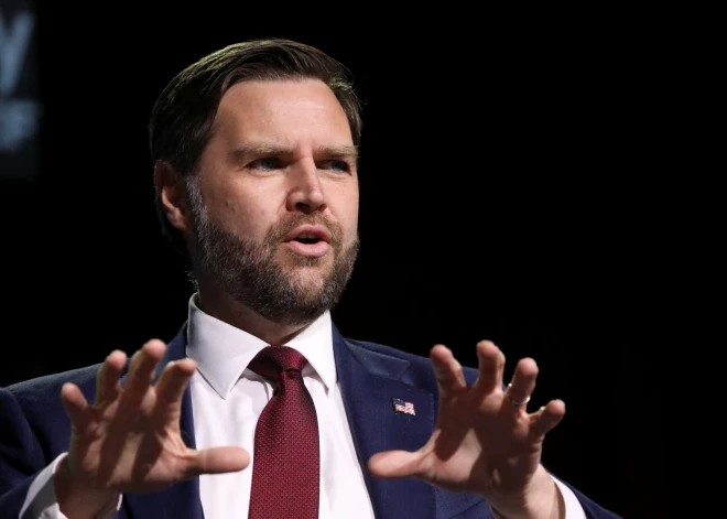 U.S. Vice President JD Vance speaks at This is the Turning Point Tour at the University of Georgia in Athens, Georgia, U.S., April 14, 2026. REUTERS/Alyssa Pointer