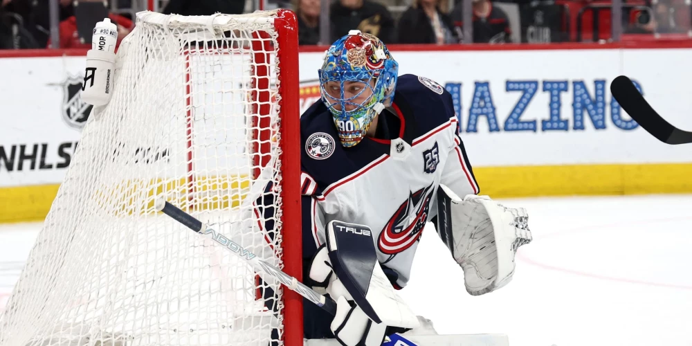 Elvis Merzļikins savu pēdējo spēli Kolumbusā jau aizvadījis?