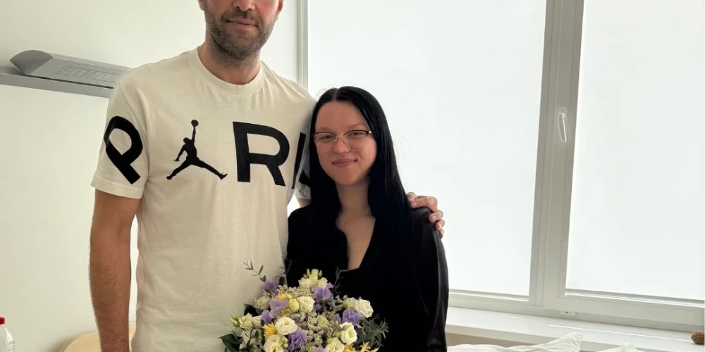 Первенец Кристелы и Сандриса стал 200-м ребенком, родившимся в этом году в Видземской больнице.