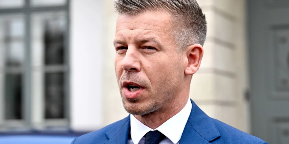 Ungārijas parlamenta vēlēšanu uzvarētājs, konservatīvās Cieņas un brīvības partijas ("Tisza") līderis Pēters Maģars.