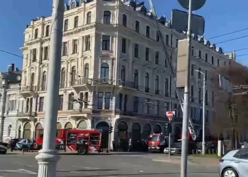 Ekrānuzņēmums no aculiecinieka video.