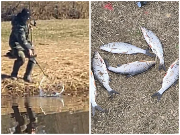 Ādažu pašvaldības policisti notvēruši makšķernieku, kurš vimbas ķēris ar neatļautu paņēmienu – cemmerēšanu.