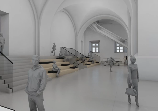 Так будет выглядеть вестибюль "Арсенала".