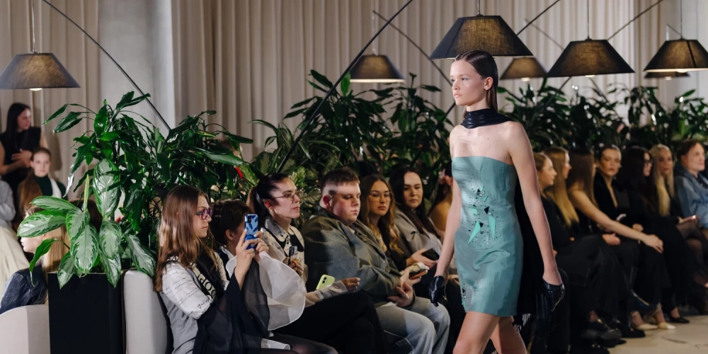 Lietuviešu modes dizaineres Lauras Daili modes skate. Publicitātes foto