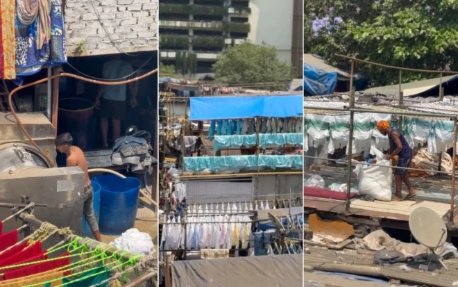 Индийская экзотика — в такой прачечной в Мумбаи работают 700 семей. Условия спартанские, но чистая одежда нужна всем!