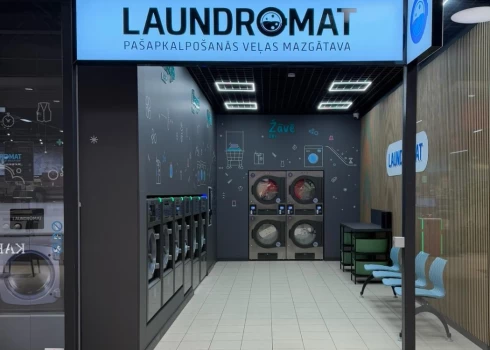 “Laundromat” Baltijā var lepoties ar jaunākajām tehnoloģijām un mūsdienīgām telpām.