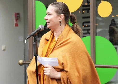 Mihaila Čehova Rīgas Krievu teātra direktore Dana Bjorka