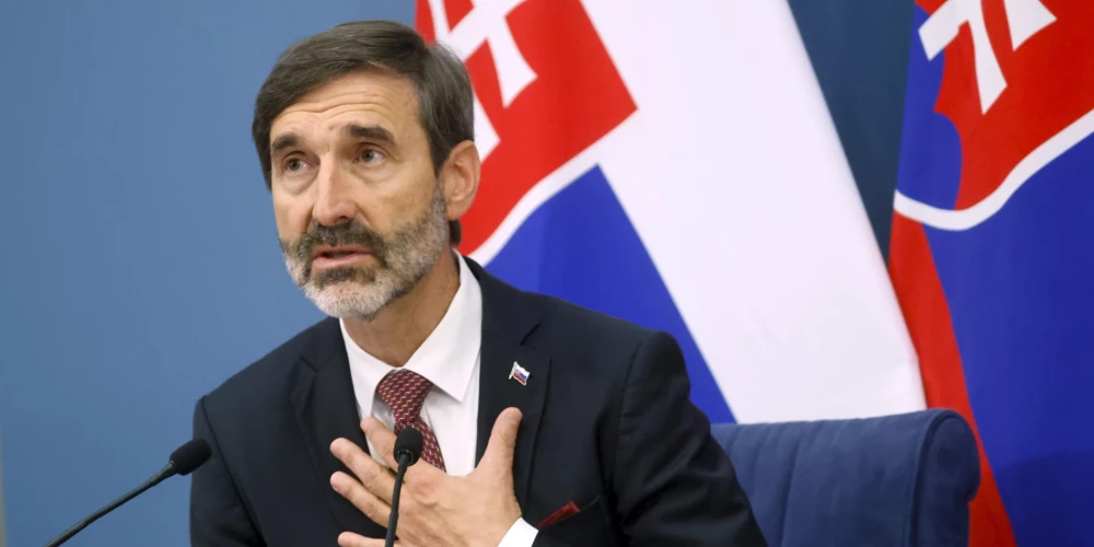 Slovākijas ārlietu ministrs Jurajs Blanārs