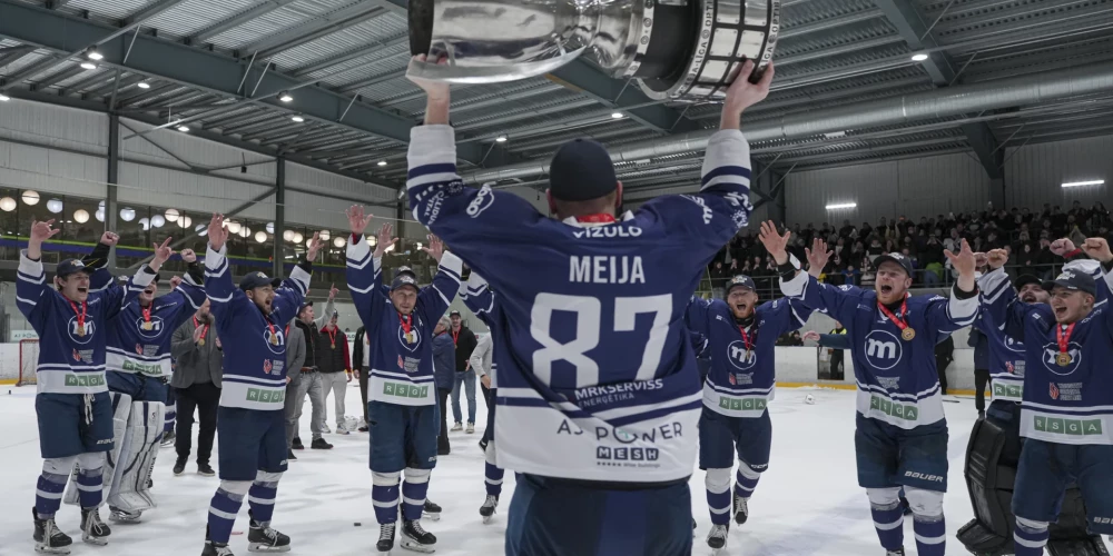 "Mogo"/RSU "Optibet" Hokeja līgas (OHL) finālā pārspēj "Zemgale"/LBTU (foto: Guntis Lazdāns / LHF)