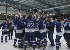 FOTO. Neticamā drāma un triumfs! Kā "Mogo"/RSU atkal izcīnīja OHL čempionu kausu