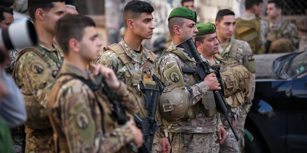 Libānas armijas karavīri.