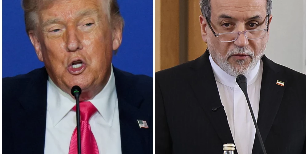 ASV prezidents Donalds Tramps un Irānas ārlietu ministrs Abass Aragči paziņojuši par Hormuza šauruma atvēršanu.