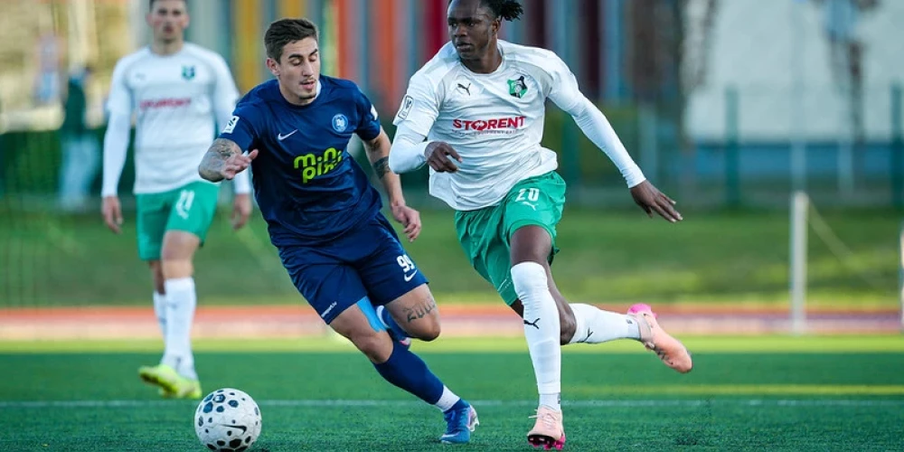 "Ogre United" mača beigās izrauj neizšķirtu pret "Audu".
