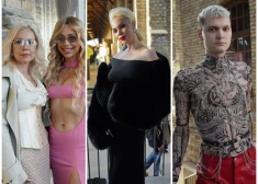 FOTO: Samanta Tīna, Gundega Skudriņa, Žanna Dubska un citi staro Rīgas modes nedēļā