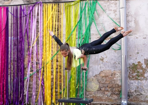 Pasaules cirka diena Rīgas cirkā.