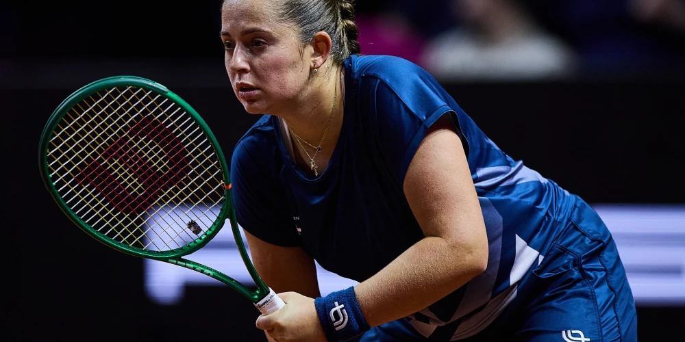 Latvijas tenisiste Aļona Ostapenko.
