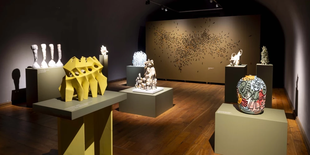 Skats no izstādes “Martinsona Balva 2025”.