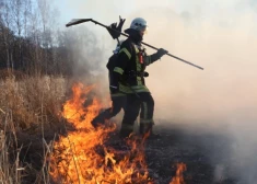 Latvijā sākusies kūlas dedzināšanas sezona - sestdien dzēsti 37 kūlas ugunsgrēki
