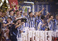 Spānijas Karaļa kausa izcīņā pēcspēles sitienu sērijā uzvaru izcīna "Real Sociedad"