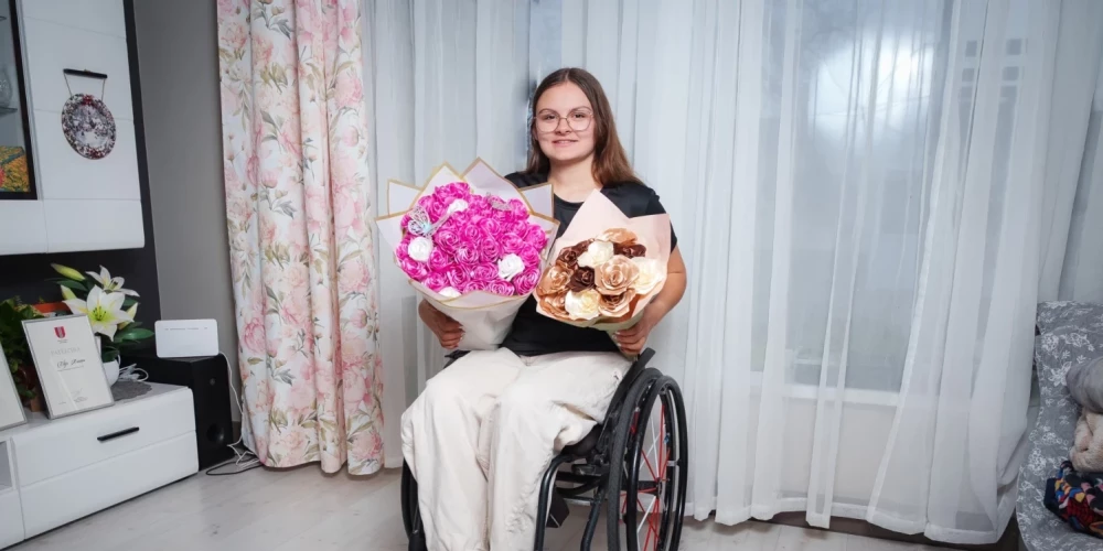 Элия Асниня в 16 лет представила Латвию на Паралимпийских играх.