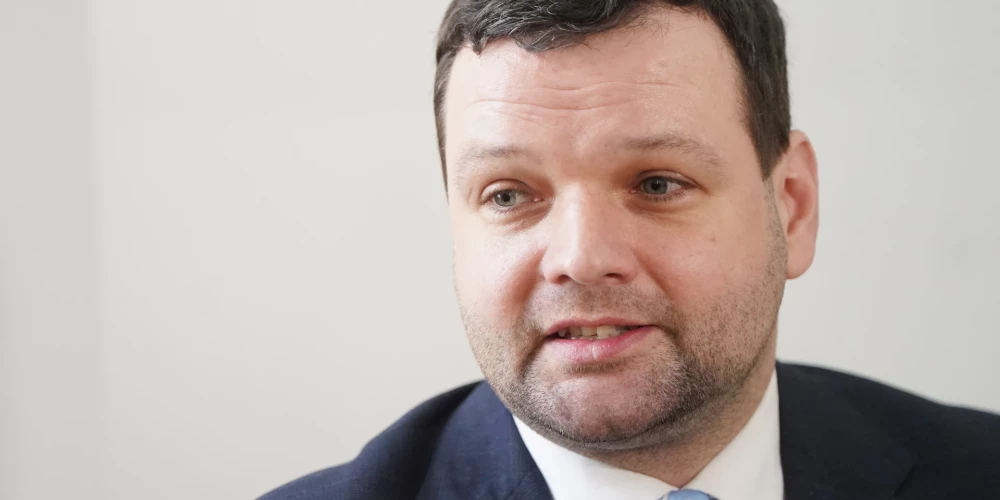 Labklājības ministrs Reinis Uzulnieks. 