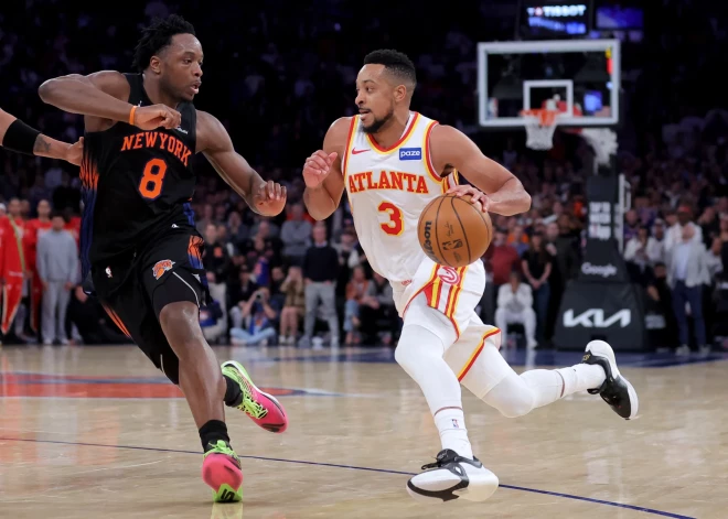 Atlantas "Hawks" un Minesotas "Timberwolves" panāk izlīdzinājumu NBA "play off" sērijās