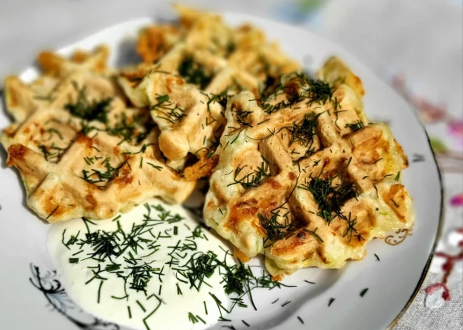 Irēna Putniņa: vafeles var pagatavot no jebkā! Recepte: gardās kabaču vafeles ar sieru