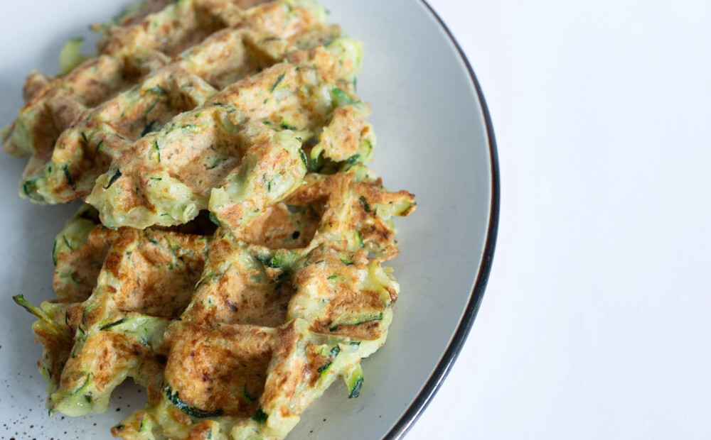 Sāļās cukīni vafeles Aivas Aparjodes gaumē