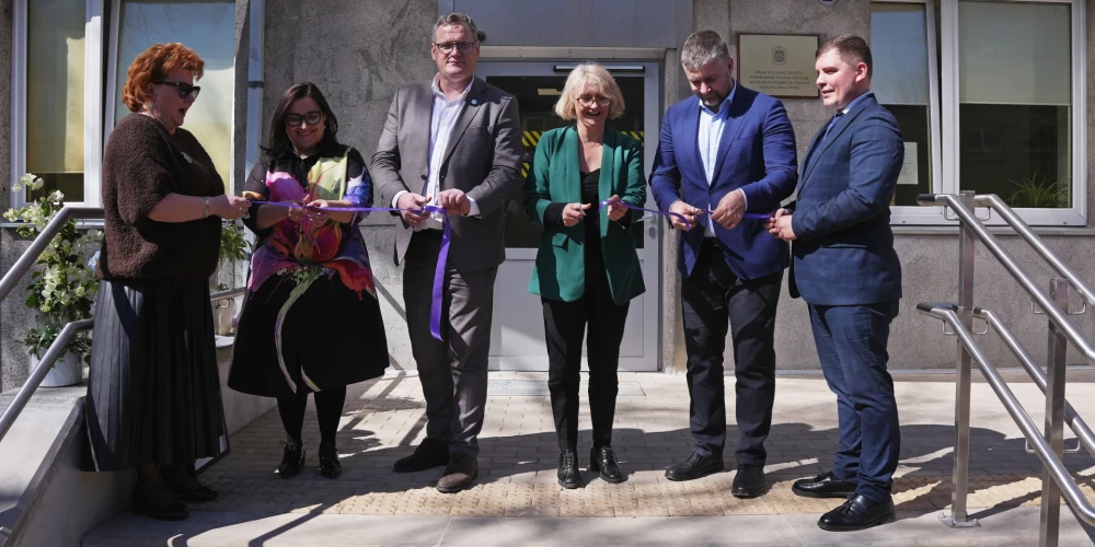 Pārdaugavas rajona Sociālās palīdzības un sociālo pakalpojumu centra atklāšana Baldones ielā 2 (foto: Rīgas dome)