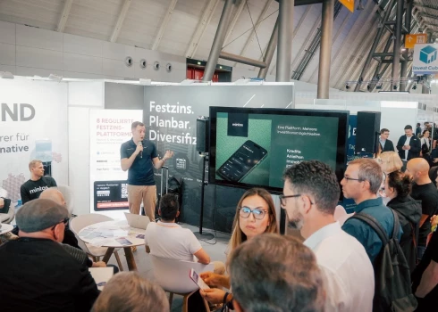 Latvijas stends "Invest Stuttgart 2026" (publicitātes foto)