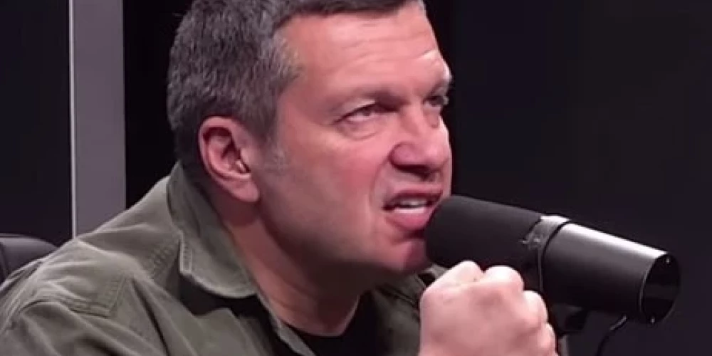  "Kremļa Gebelss" Vladimirs Solovjovs (ekrānuzņēmums no video)