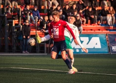 Medaļu pretendente "Auda" parāda raksturu Jelgavā, uzvarot no 0:2