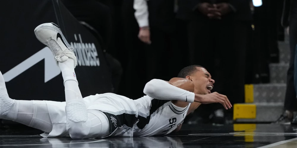 Sanantonio "Spurs" liels zaudējums - Vembanjama nez vai spēlēs tuvākajos mačos.