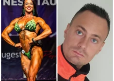 Justīna Gaigalaite un Mants Sadausks (ekrānuzņēmums no "Facebook" / Lietuvas Valsts policijas foto; kolāža: jauns.lv)