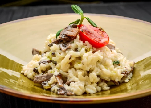 Perfekts risoto ir krēmīgs risoto. 
