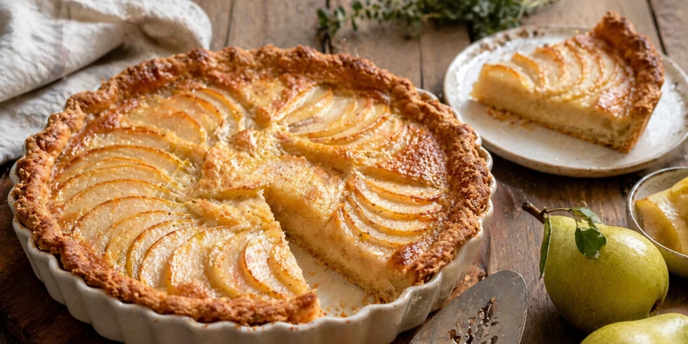 Груши залежались дома? Вот какой пирог можно быстро приготовить из самых простых продуктов.