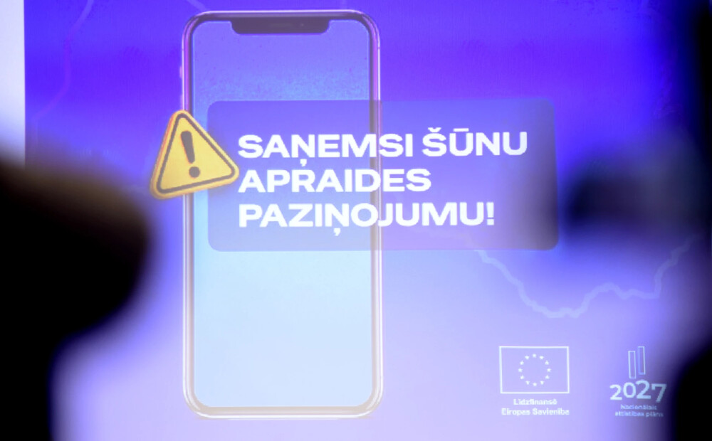 Šodien mācību laikā Ludzas un Rēzeknes novada iedzīvotāji saņems šūnu apraides paziņojumu