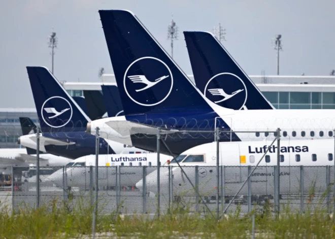 "Lufthansa" līdz oktobrim atceļ 20 000 reisu