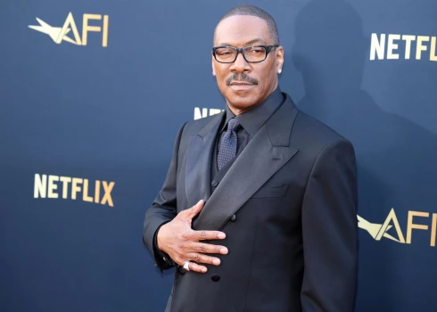 Edijs Mērfijs Amerikas Kino institūta sasniegumu balvu ceremonijas vakarā 18. aprīlī.