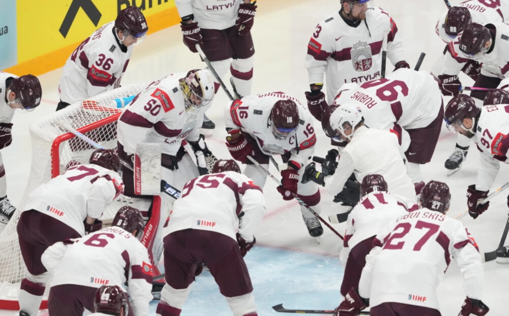Latvijas hokejisti pārbaudes spēlē svin uzvaru pār Somiju