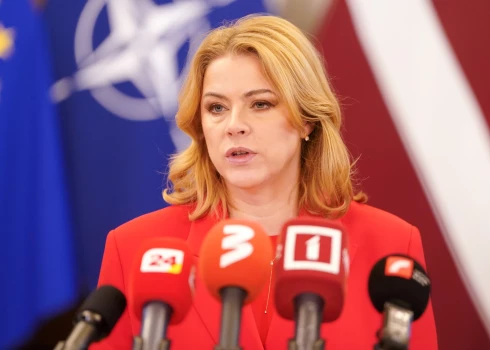 Ministru prezidente Evika Siliņa.