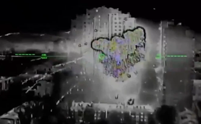 Drona trieciens FDD Speciālo spēku mobilo operāciju direktorāta komandpunktam okupētajā Doneckā.