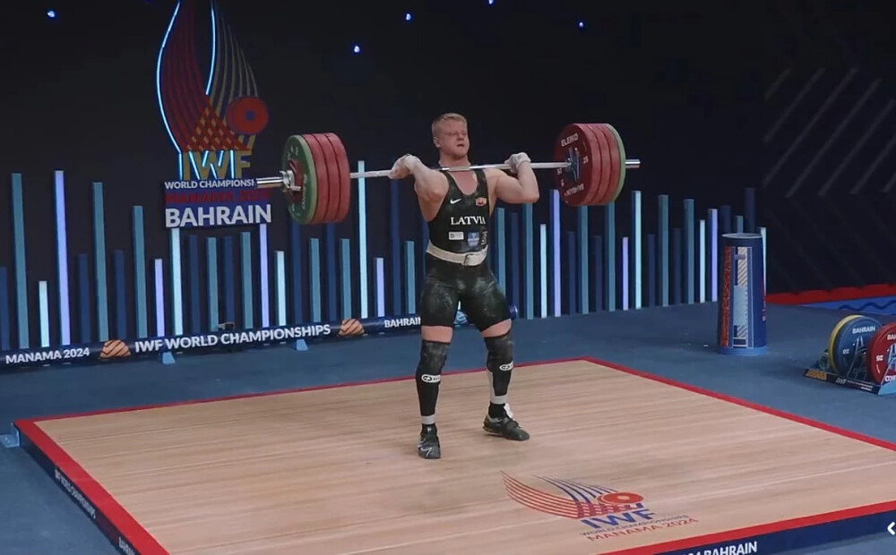 Artūrs Vasiļonoks iekļūst labāko desmitniekā Eiropas čempionātā svarcelšanā