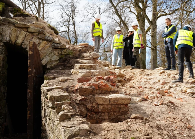 В Кулдиге во время строительных работ обнаружены уникальные исторические свидетельства, связанные с некогда могущественным замком Ливонского ордена.
