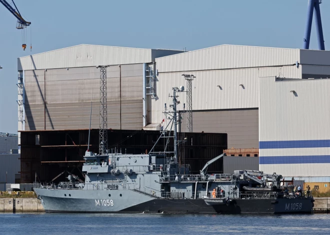 Vācijas jūras spēki uz Vidusjūru nosūtīs mīnu meklētāju "Fulda" iespējamai misijai Hormuzā